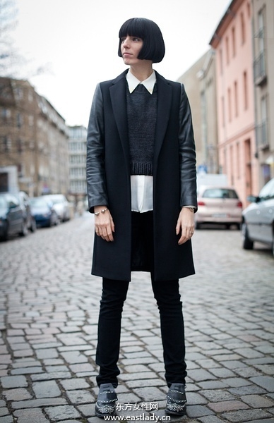 歐美潮人黑白搭配穿出大氣明星氣質(zhì)