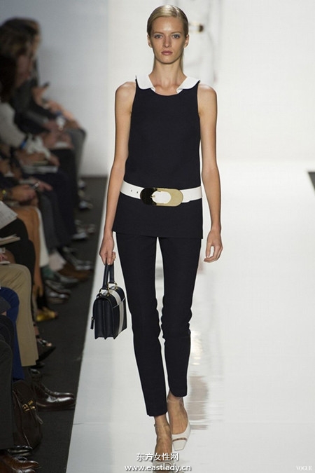 2013春夏時(shí)裝周黑白搭成流行色
