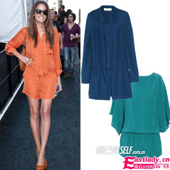 明星愛穿連身褲 擁有假日般輕松感覺