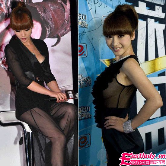 愛穿 透視裝 的明星們哪個最性感