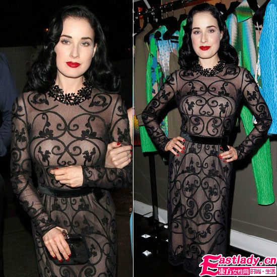 愛穿 透視裝 的明星們哪個最性感