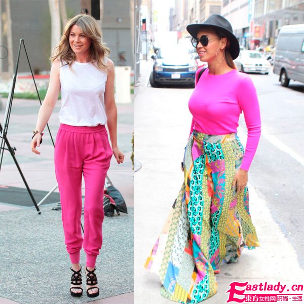 時(shí)尚明星教你做個(gè)紅粉麗人