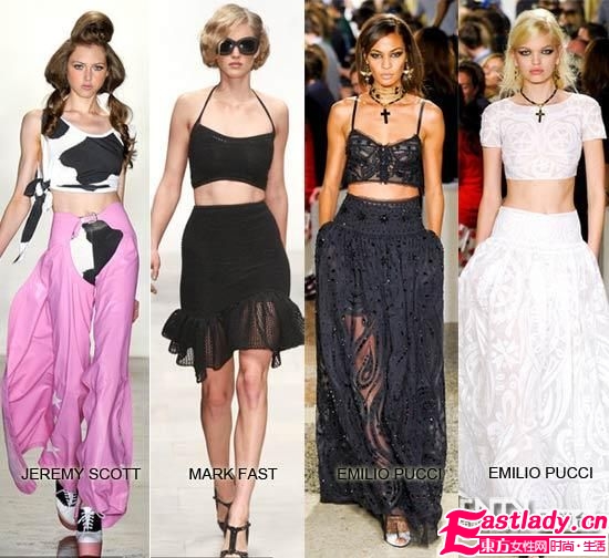 2012春夏秀場(chǎng)外國(guó)女星紅毯演繹露臍裝