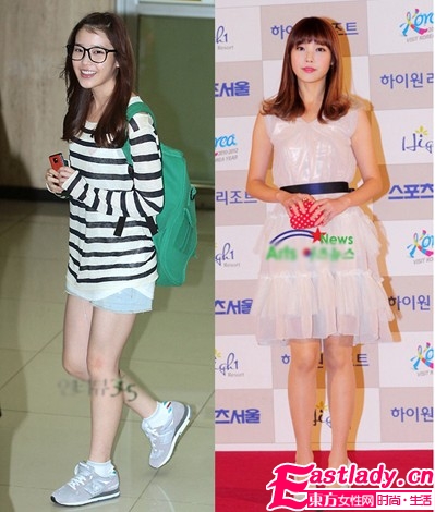 女星脫掉高跟鞋 美腿驚變蘿卜腿