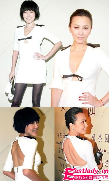 中空禮服撞衫 33歲小S不敵46歲劉嘉玲風(fēng)情