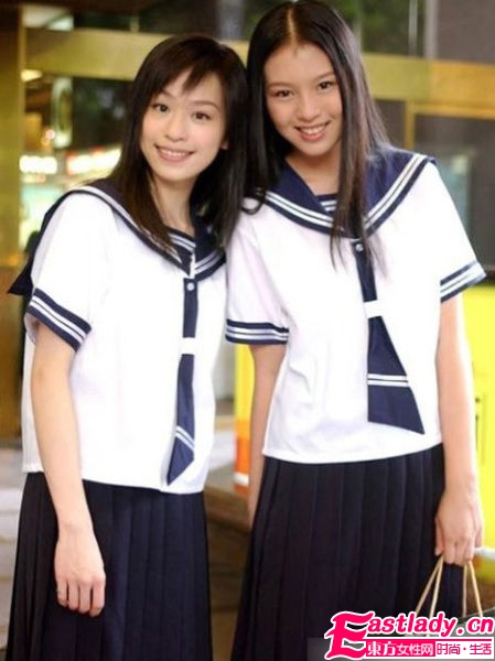 看女明星穿校服 讓你重溫校園時代