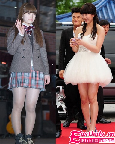 女星脫掉高跟鞋 美腿驚變蘿卜腿