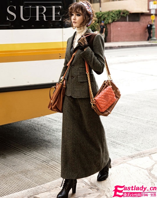 成宥利拍最新秋裝寫真 吸引眾多粉絲目光