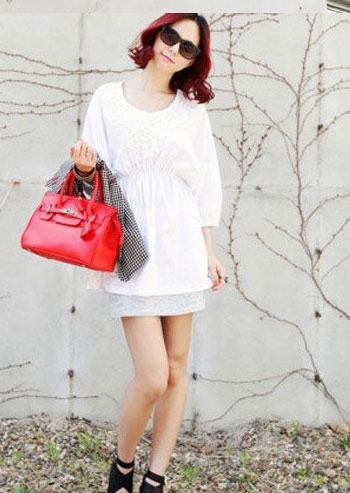 夏日Girl白色連衣裙潮流LOOK 提升清涼度