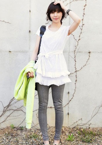 夏日Girl白色連衣裙潮流LOOK 提升清涼度