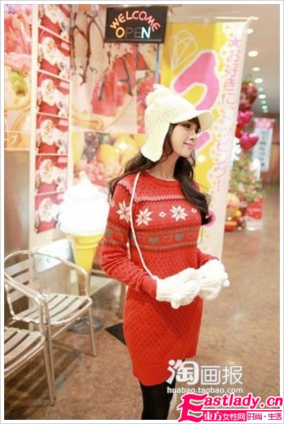 2011街拍韓國(guó)小美妞的新年靚裝