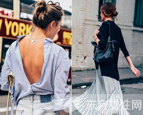 萬能百搭的條紋衫 這樣穿超級(jí)顯瘦