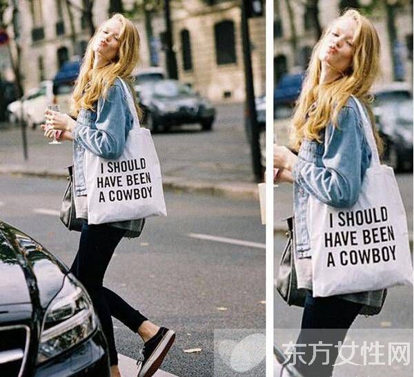 時尚環(huán)保袋搭配技巧 帆布環(huán)保袋也這么有范