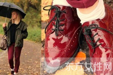 一雙紅皮鞋的魅力 時尚感十足凸顯氣質(zhì)
