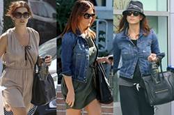 celine笑臉包 看女星們?nèi)绾屋p松駕馭