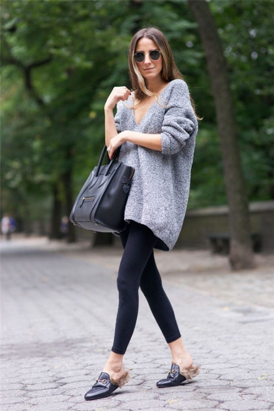 Gucci毛毛鞋搭配法則 這么搭散發(fā)時髦味