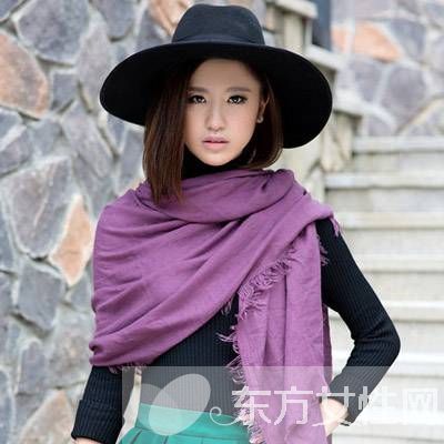 三角圍巾的圍法有哪些 6招圍出時尚感