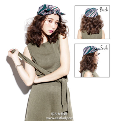 帽子+發(fā)帶搭配編發(fā)打造時尚女王造型