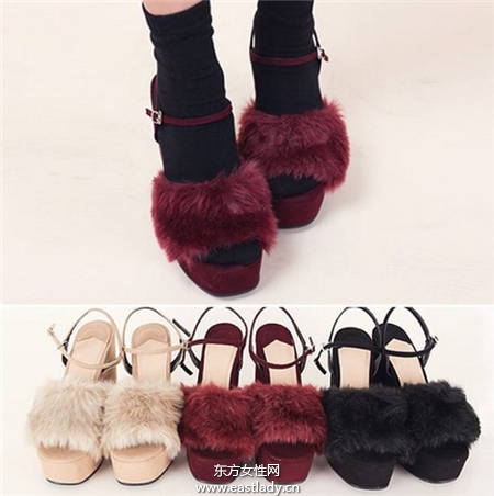 毛毛鞋也可這么時(shí)尚 這樣穿回頭率百分百