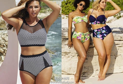 肉肉女孩比基尼選購指南 6款樣式解決小胸MM煩惱