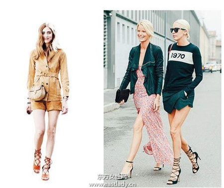 細綁帶涼鞋顯瘦必備單品