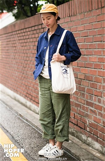 鴨舌帽該怎么戴 看韓妞們都怎么駕馭壓舌帽吧