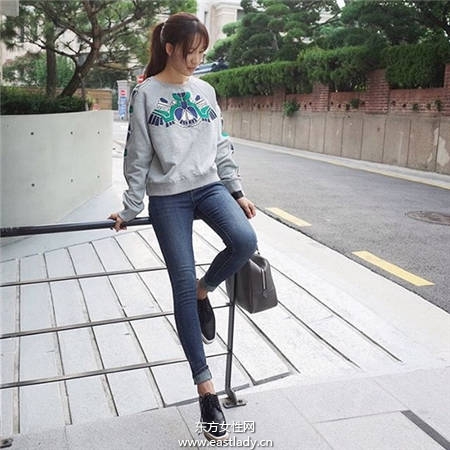 今秋厚底鞋這樣穿 小個子也可以穿出苗條范