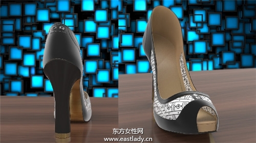 高科技打造會變色的高跟鞋
