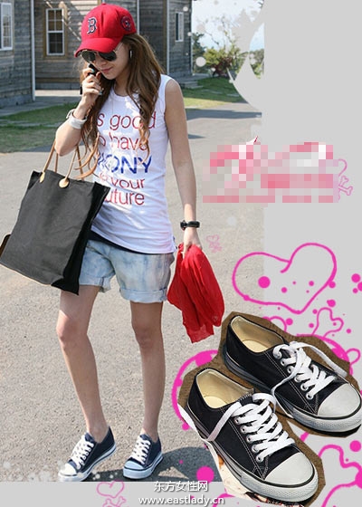 時尚休閑帆布鞋穿出靈動和自然