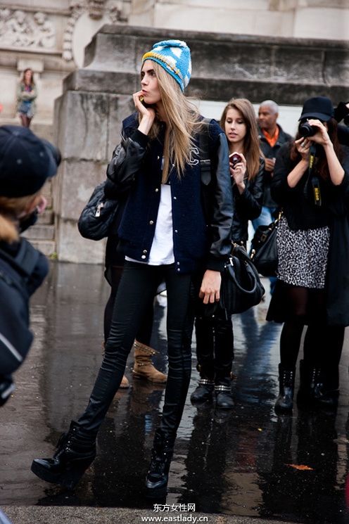 2013初春配飾街拍之帽子篇