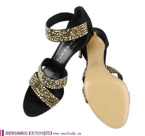 卡颯迪Casadei水鉆高跟女涼鞋 讓你成為pub里最閃亮的女神