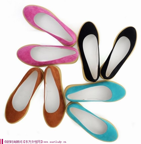 坡跟松糕厚底圓頭淺口平跟單鞋 穿出時尚魅力