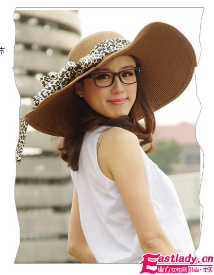 時尚復古遮陽帽夏日里的柔情似水