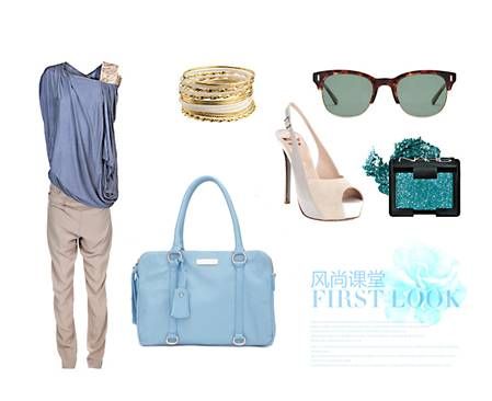 范冰冰多層印花包包 增添俏皮與隨性