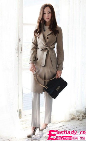 春季遮肉障眼法 必選長(zhǎng)外套+瘦腿褲