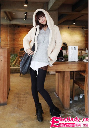 短褲+leggings 早春就該秀出長(zhǎng)美腿