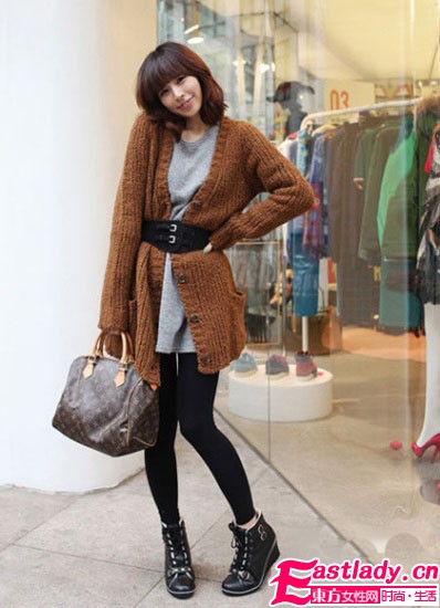 復(fù)古棒針毛衣 復(fù)古風(fēng)穿出無限潮味