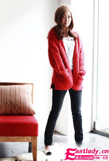 復古棒針毛衣 復古風穿出無限潮味