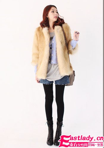 短褲+leggings 早春就該秀出長美腿