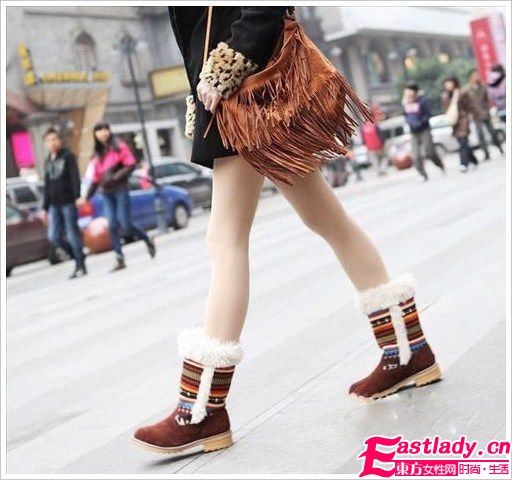 矮個子MM穿對冬靴 變身長美腿