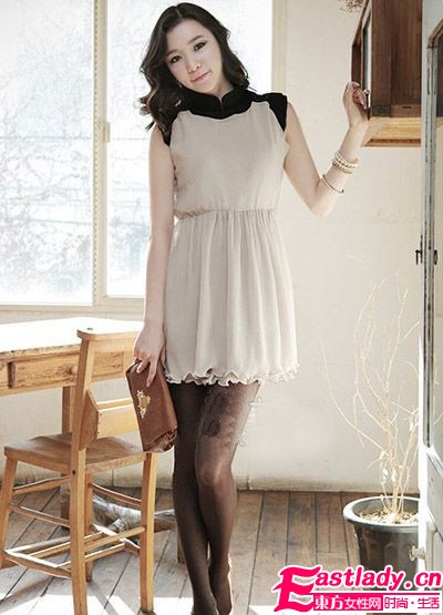 華麗麗連衣裙 打造OL迷人年會(huì)裝