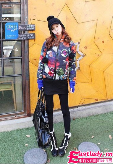 冬季酷女出街 帥氣短靴潮范搭