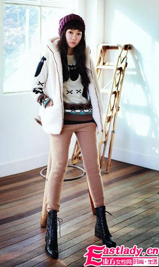 冬季酷女出街 帥氣短靴潮范搭