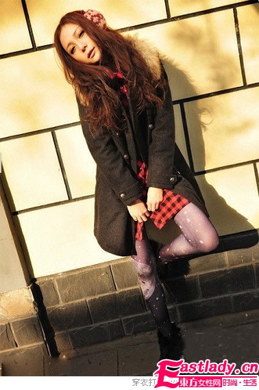 另類打底褲穿搭 擺脫冬季沉悶