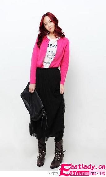 反季節(jié)穿搭 夏裙冬穿很時(shí)髦