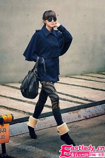 巧搭褲子和靴子 纖細(xì)美腿show出來