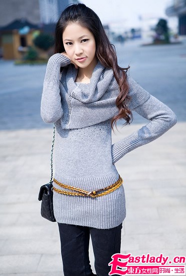 冬季修身針織衫 凸顯女性魅力
