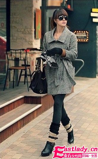 巧搭褲子和靴子 纖細美腿show出來