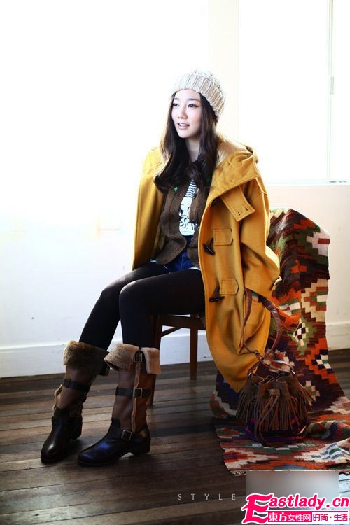 省錢達(dá)人必學(xué)4款翻毛靴8種潮搭法