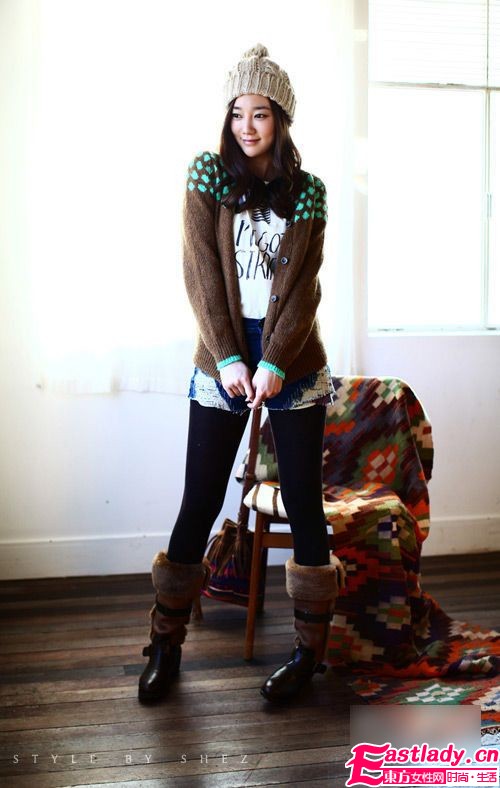 省錢達(dá)人必學(xué)4款翻毛靴8種潮搭法